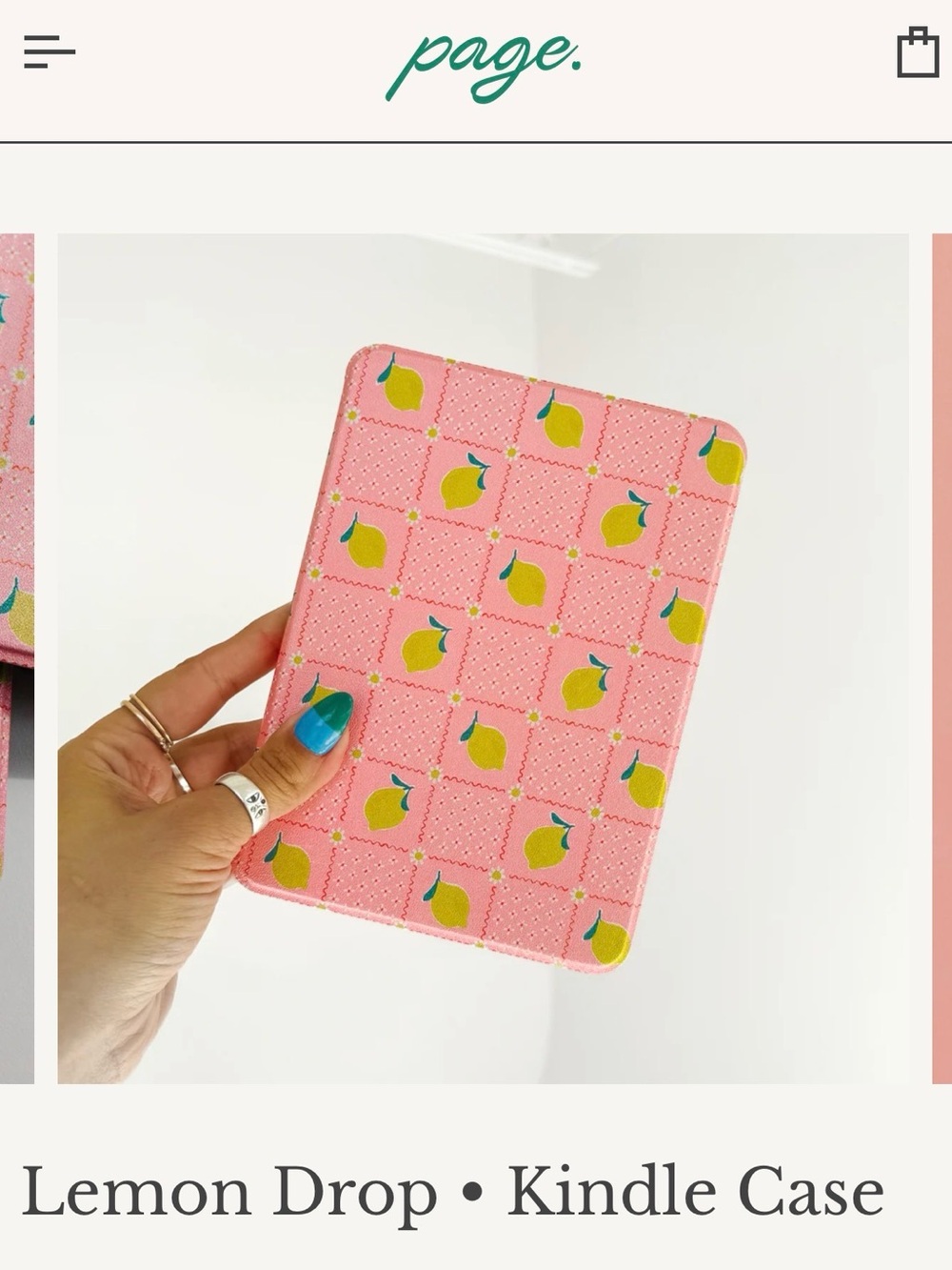 Pink Lemon - Kindle 11th Generation Case
